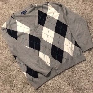 Fred Perry cardigan sweater. XL
